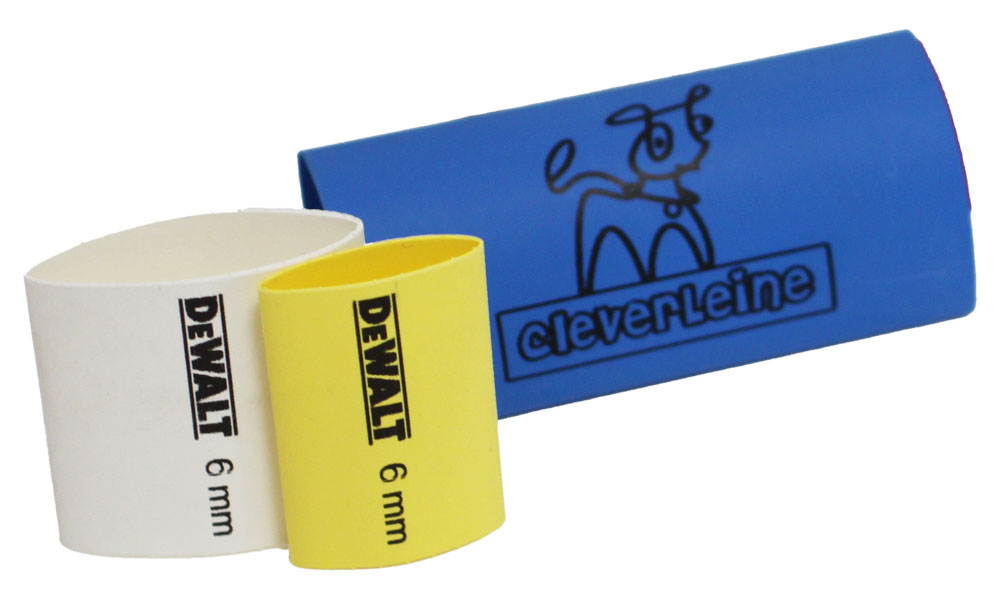 Printed heat shrink tubing sections from EMC-direct