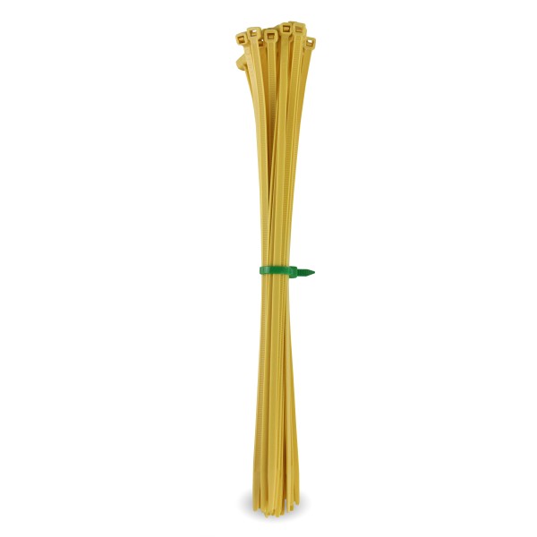 HPER® Kabelbinder farbig: bambus, rot, blau, braun